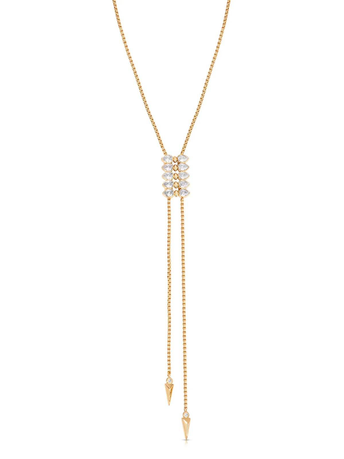 Crystalized Bolo Necklace