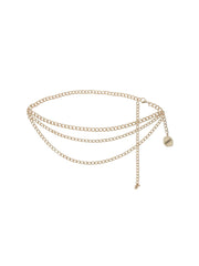 Modern Edge Layered Waist Chain