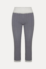 Nikki Gingham Capri Pants - Midnight Wishes