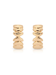 Small Metal Moderna Hoops