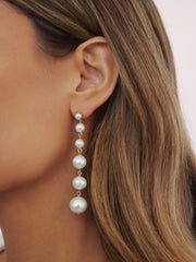 Graduating Freshwater Pearl Earrings