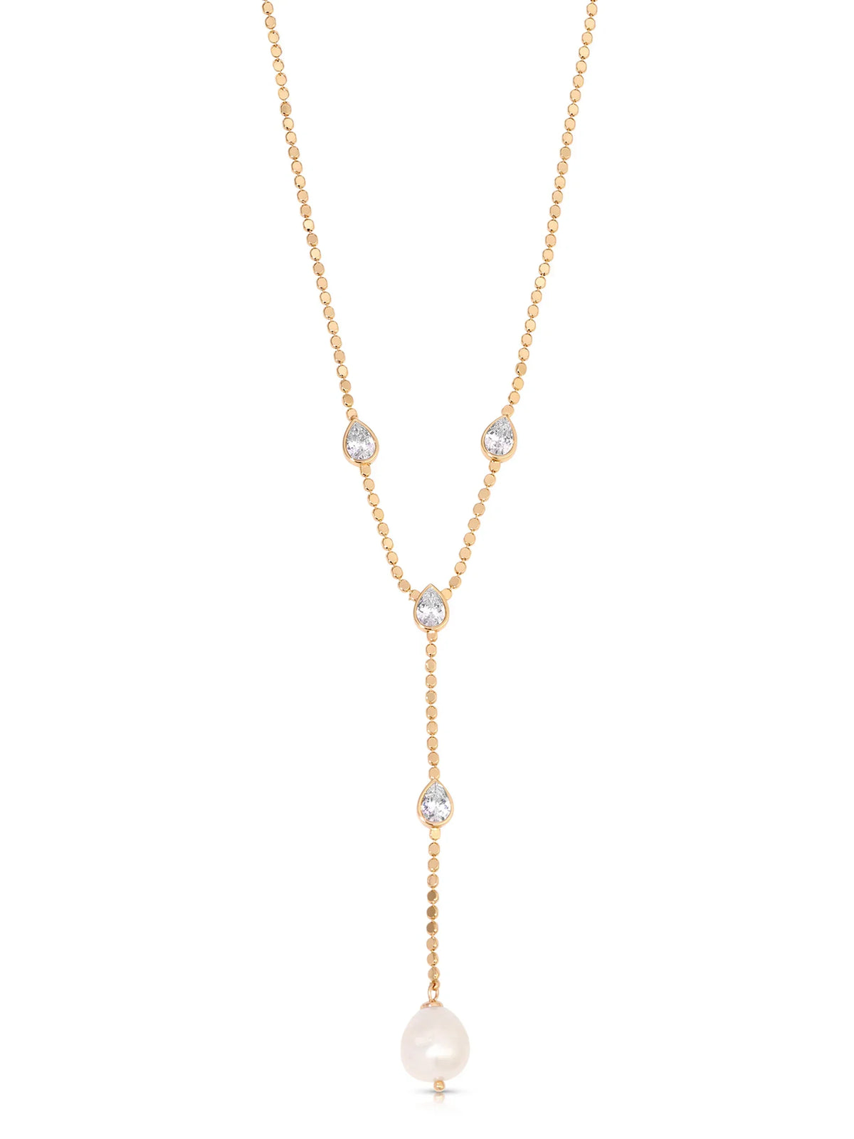 Dripping Crystal Lariat