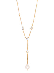 Dripping Crystal Lariat