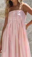 Pippa Maxi Dress - Pink Stripe