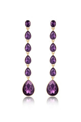 Crystallized Drop Earrings