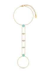 Turquoise Solstice Hand Chain