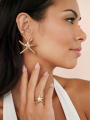 Starfish Luxe Ear Cuff