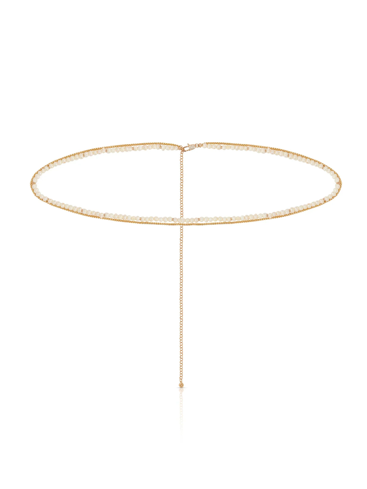 Freshwater Pearl Double Layer Waist Chain