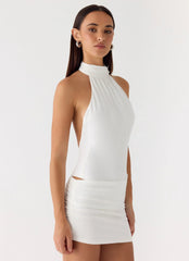 On My Way Mini Dress - White
