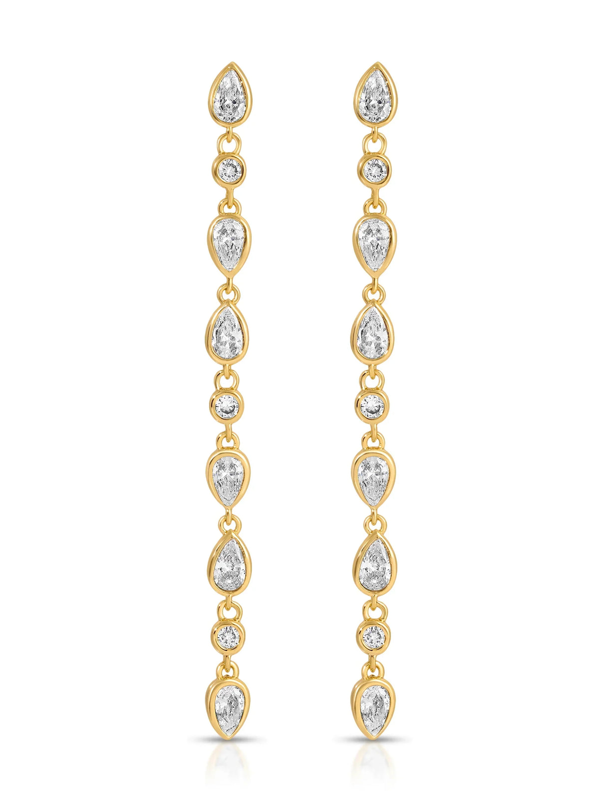 Crystal Rainfall Earrings