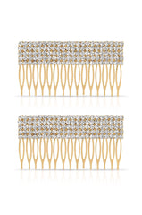 Dynasty Hair Comb Set in Crystal