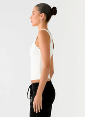 Miliani Eyelet Top - White