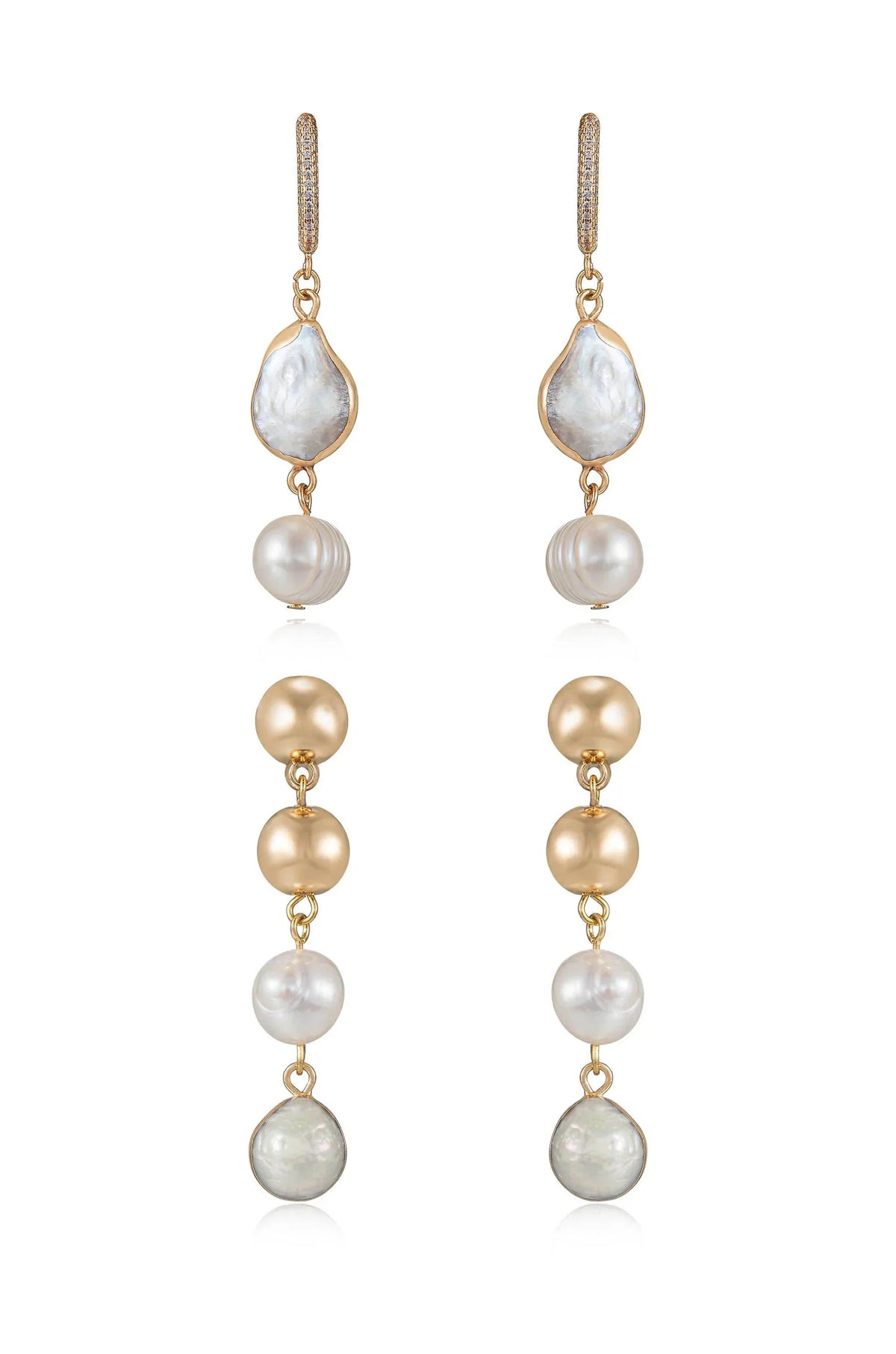 Duchess Pearl and Dangle Earrings