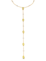 Marquise Crystal Lariat