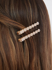 Pearl Cluster Clip Set
