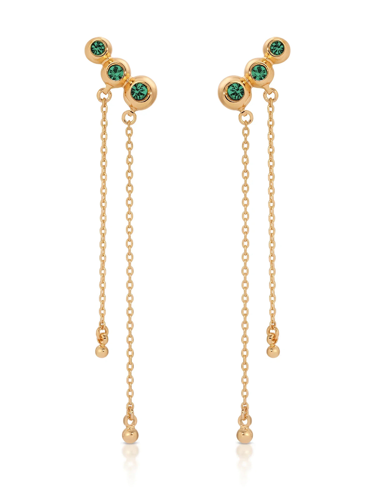 Emerald City Waterfall Earrings