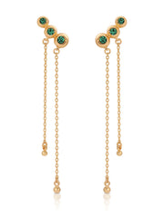 Emerald City Waterfall Earrings