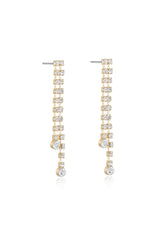 Crystal Sun Shower Dangle Earrings