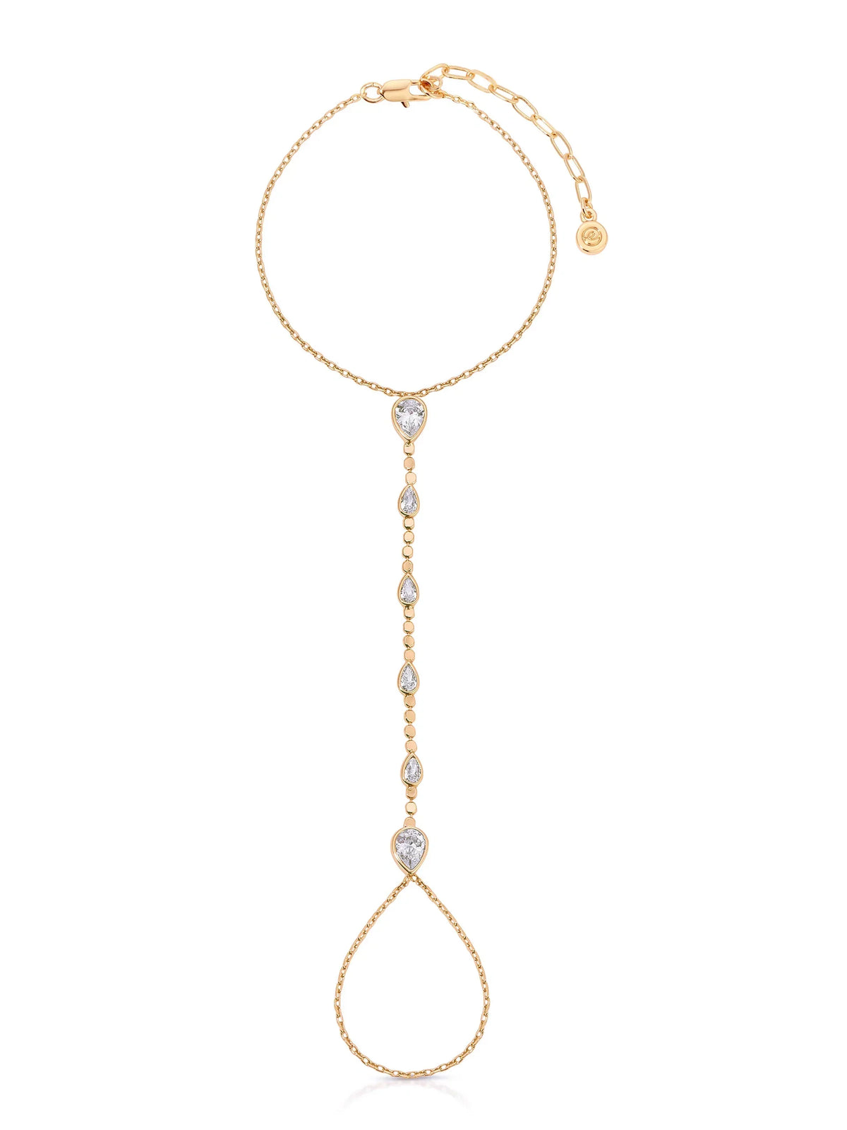 Dripping Crystal Hand Chain
