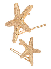 Starfish Barrette Set