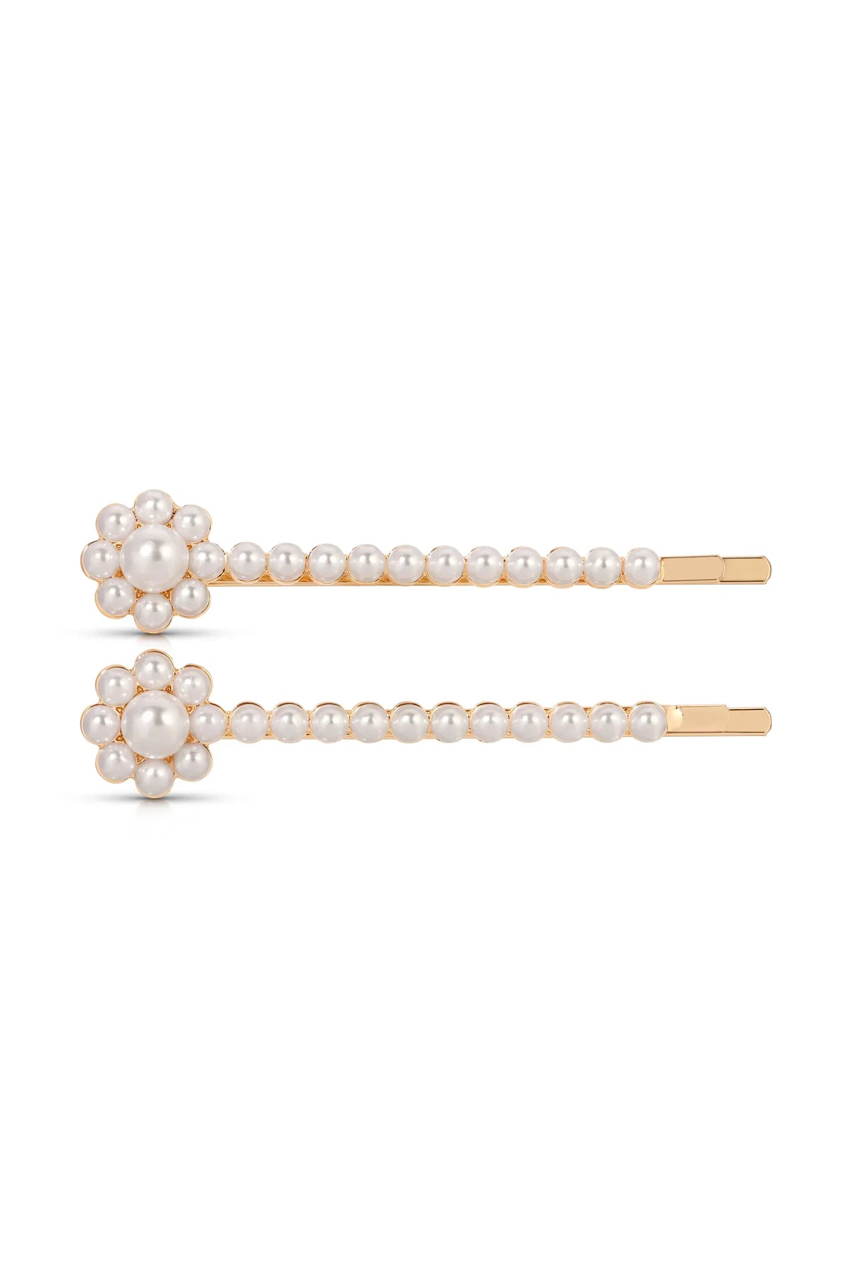 Pearl Flower Hair Pin Set