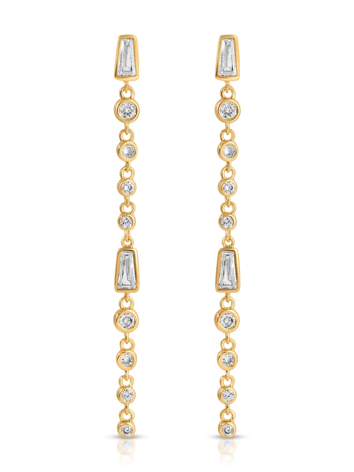 Crystal Linear Earrings