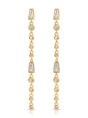 Crystal Linear Earrings