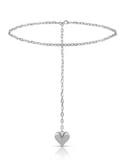 Heart Charm Chain Belt