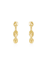 Free Form Ball Hoop Earrings