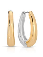 Mixed Metal Hoops