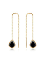 Barely There Chain and Crystal Dangle Earrings