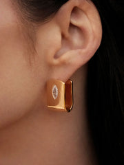 Marquise Crystal Huggies